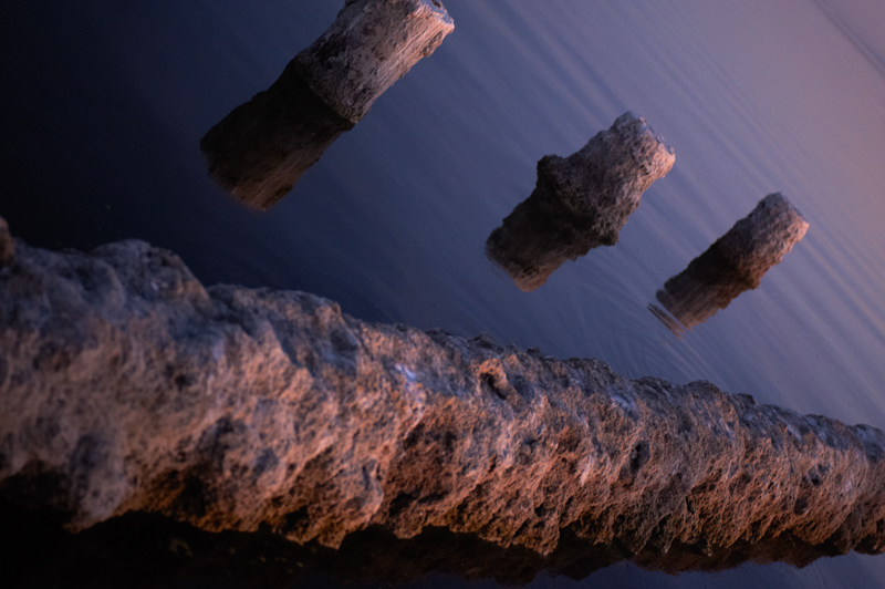 remains of a pier