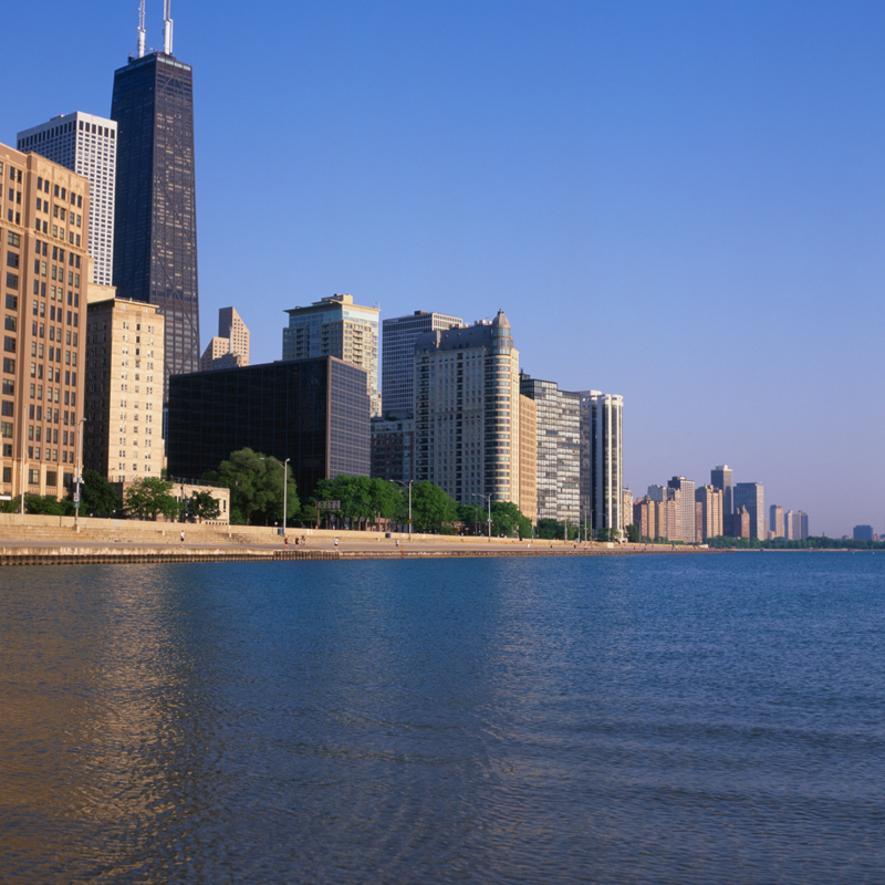 towers across the water one