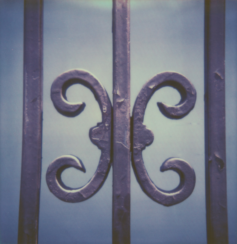 wrought iron detail