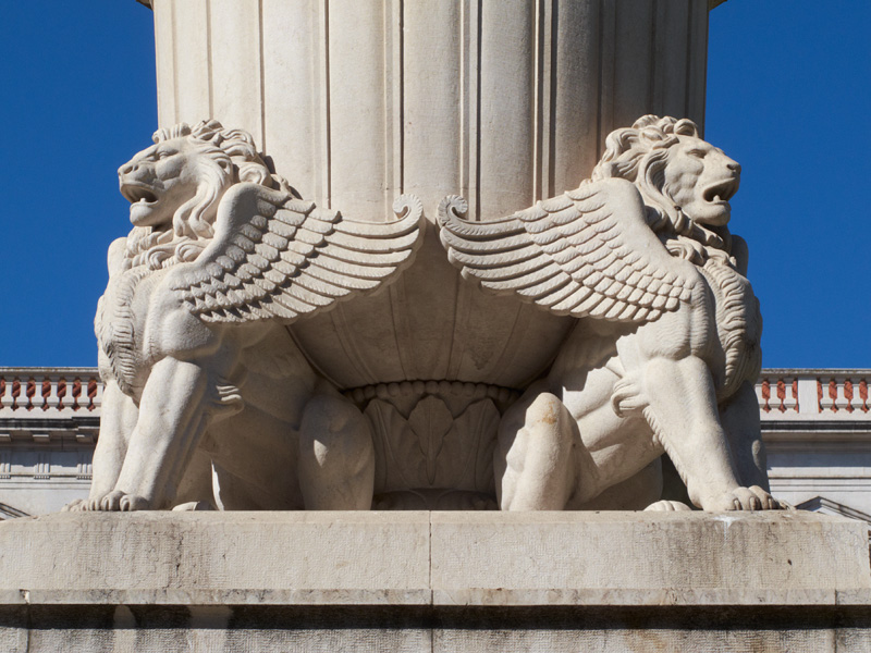 winged lions