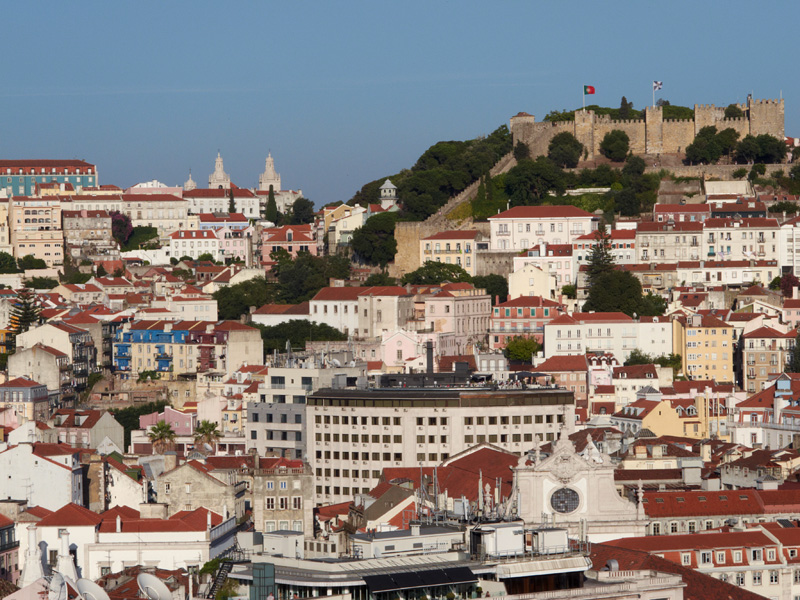 view from miradouro de são pedro de alcântara dois