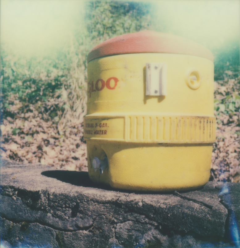 abandoned water cooler