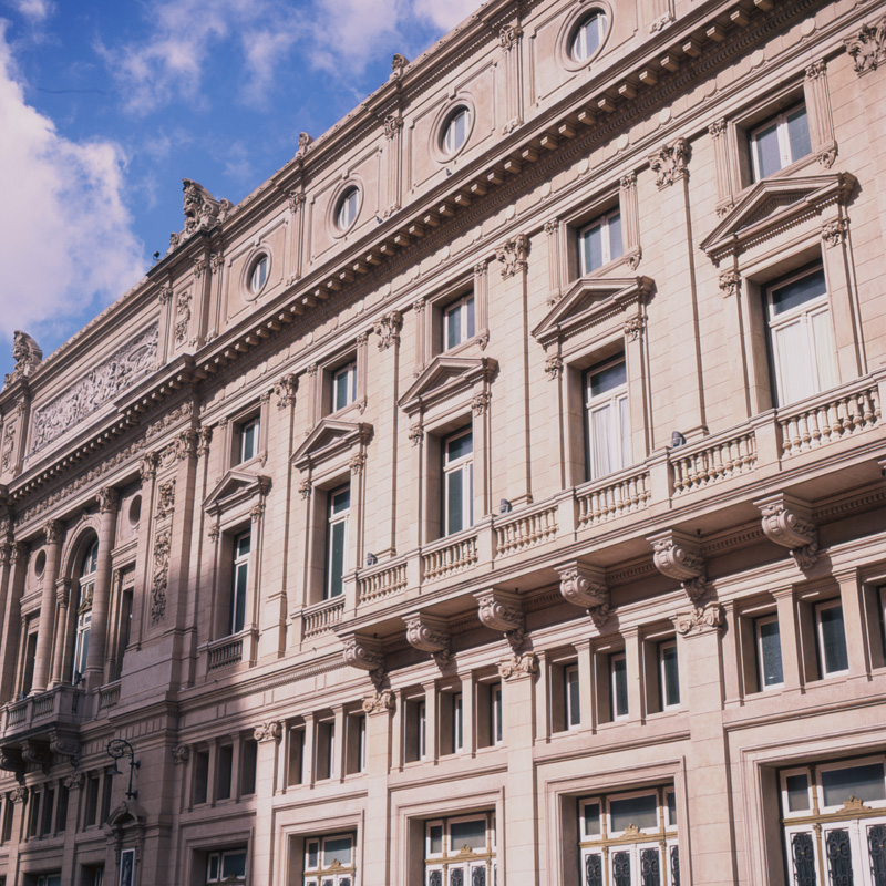 elaborate facade decorations two