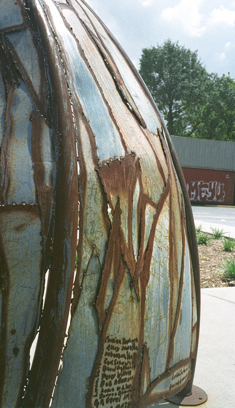 sacred spiral sunset viewing sculpture three