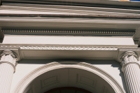 transom and columns