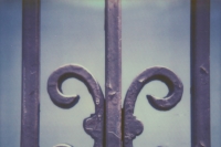 wrought iron detail
