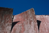 dilapidated feed and seed storage